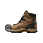 Side View of Men’s Ariat Endeavor 6" Waterproof Boot in dusted brown – featuring premium leather, 6-inch shaft for ankle support, and waterproof construction.