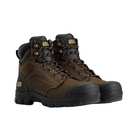 Side View of Women’s Ariat Treadfast  in dark brown – featuring a 6-inch shaft for ankle support, durable leather construction, and slip-resistant outsole.