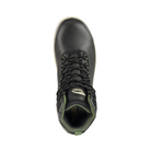 Top View of Men’s Avenger Breaker Composite Toe Boot in Black – featuring a lightweight composite safety toe for non-metallic protection, a durable leather and mesh upper for rugged performance, and a cushioned insole for superior comfort during long work shifts.