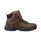 Side View of Men’s Avenger Flight Aluminum Toe Boot in Brown – featuring a slip- and oil-resistant rubber outsole for enhanced traction, a supportive shock-absorbing midsole to reduce fatigue, and a low-ankle work boot design for versatile jobsite performance.