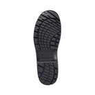 Bottom View of Women’s Avenger Foreman Slip-On Composite Toe Boot in Black – featuring a durable lugged tread pattern for superior grip, a flexible outsole for natural foot movement, and rugged construction designed for industrial work environments.