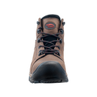 Front View of Men’s Avenger Ripsaw Alloy Toe Boot in Brown – featuring a lightweight alloy safety toe for protection, a premium leather upper for durability, and a cushioned insole for long-lasting comfort on the job.