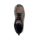 Top View of Men’s Avenger Ripsaw Alloy Toe Boot in Brown – featuring a lightweight alloy safety toe for protection, a premium leather upper for durability, and a cushioned insole for long-lasting comfort on the job.