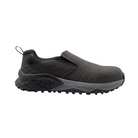 Side View of Men’s and Women’s Avenger Summit Trail Composite Toe Boot in Black – featuring a slip- and oil-resistant rubber outsole for secure traction, a shock-absorbing EVA midsole to reduce fatigue, and reinforced stitching for all-terrain durability.