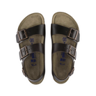 Top view of Unisex Milano SFB Amalfi Boot in testa di moro – featuring padded collar and tongue for ankle support, breathable lining to maintain dry, healthy feet, and secure lace-up closure for a locked-in fit.