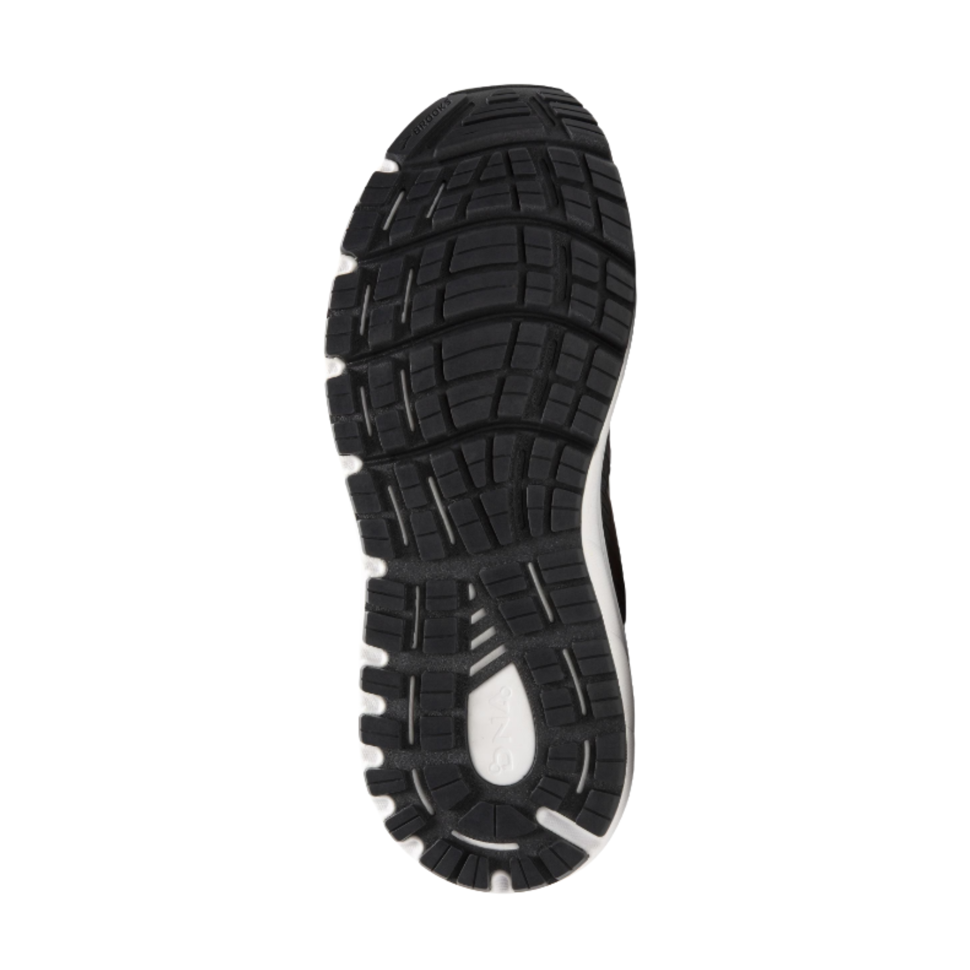 Bottom view of Brooks Addiction GTS 15 Men’s in Chili Oil/Gray/Ebony – Featuring a durable rubber outsole designed for reliable traction and smooth heel-to-toe transitions during every step.