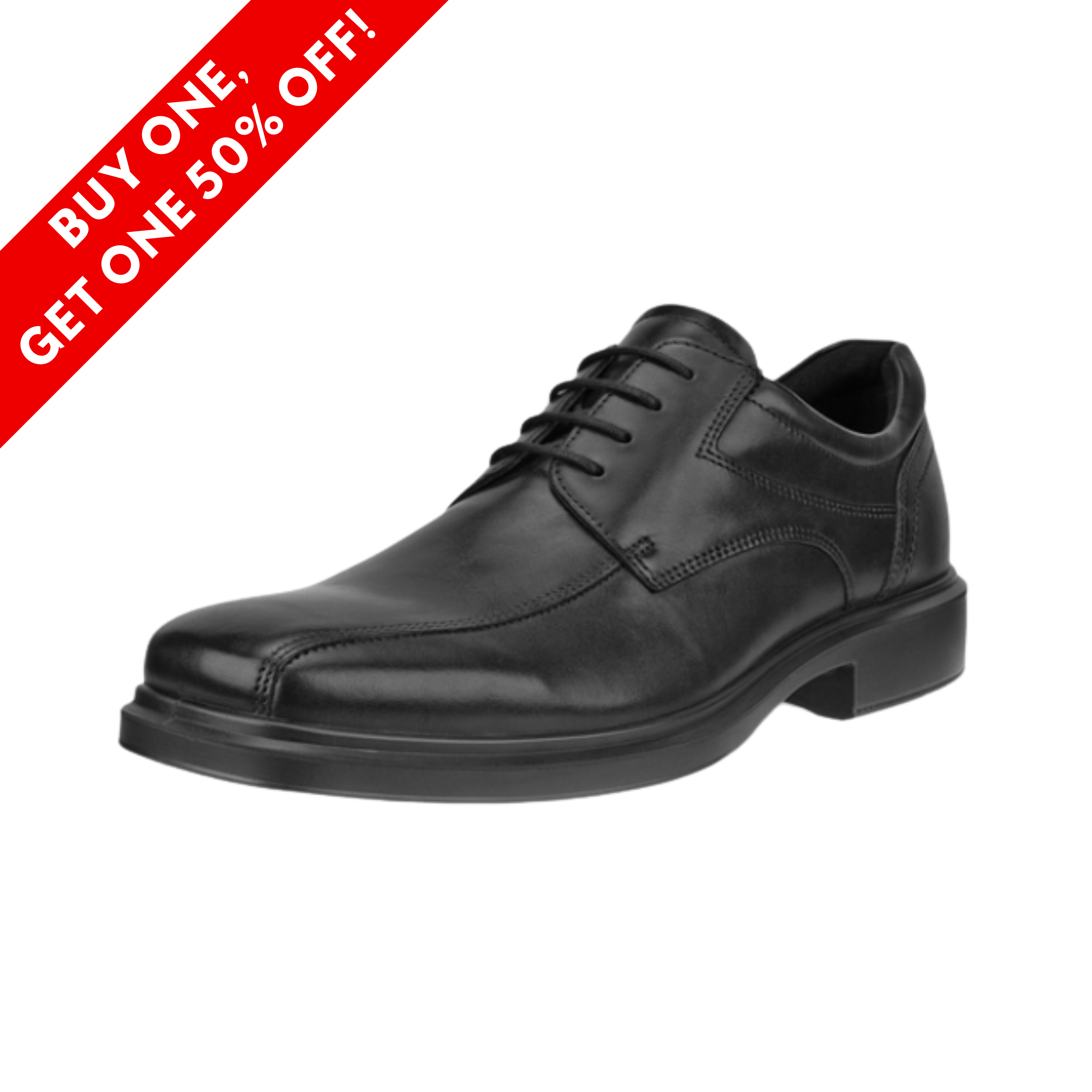 ECCO Men's Helsinki 2 Bike Toe – Black | Sleek Style with