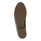 Bottom view of Women’s Cobb Hill Crosbie ankle boot in dusty olive – featuring a durable thermoplastic rubber outsole with slip-resistant tread for reliable traction.
