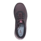 Top view of Women’s Dansko Penni sneaker in mesh raisin – featuring breathable mesh upper, padded tongue, and lightweight cushioning for everyday activity.