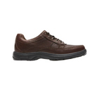 Side View of Men’s Dunham Bryce Oxford in Brown leather – featuring a classic oxford silhouette, durable leather upper, and a lightweight VersaLite EVA outsole for flexibility and comfort.