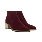 Women's Ecco Shape 35 Sartorelle casual bot with short heel in burgundy