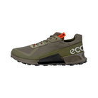 Side View of Men’s ECCO BIOM 2.1 X Country Low GTX Trail Shoe in Tarmac – featuring GORE-TEX® waterproof protection, BIOM® Natural Motion technology for stability, and ECCO PHORENE™ midsole for lightweight cushioning and energy return.