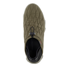 Top view of Men’s Ecco MX Q-Slip sneaker in tarmac – featuring padded collar for added comfort, breathable lining to keep feet dry, and slip-on design for easy wear.