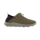 Side view of Men’s Ecco MX Q-Slip sneaker in tarmac – featuring premium leather upper with sleek design for versatile style, cushioned footbed for all-day comfort, and lightweight flexible sole for natural movement.