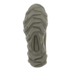 Bottom view of Men’s Ecco MX Q-Slip sneaker in tarmac – featuring durable rubber outsole with textured grip for reliable traction, flexible construction to support natural foot motion, and abrasion-resistant finish for lasting wear.