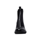Front view of Women’s Ecco Metropole Zurich Chelsea boot in black – featuring rounded toe with smooth leather finish, clean stitching details, and classic Chelsea boot design.