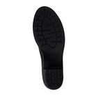 Bottom view of Women’s Ecco Metropole Zurich Chelsea boot in black – featuring durable rubber outsole with textured grip for traction, flexible sole for natural foot movement, and abrasion-resistant construction for lasting wear.