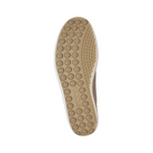 Bottom View of Women’s ECCO Soft 7 Sneaker in Warm Grey – featuring durable rubber outsole for everyday traction, low-profile tread pattern for casual use, and flexible sole for natural movement.