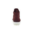 Back View of Women’s ECCO Soft 7 Zip Bootie in Andorra – featuring reinforced heel for stability, subtle seam detailing, and tonal color finish for a clean, streamlined look.