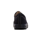 Back View of Women’s Finn Comfort Ikebukuro Nero Schwarz Diva Shoe in Black – featuring reinforced heel counter for support, clean leather finish, and subtle stitching details.
