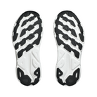 Bottom View of Women’s HOKA Clifton 9 Running Shoe in Black/Copper – featuring Durabrasion rubber outsole for reliable traction, strategic tread placement for durability, and flex grooves for a natural ride.