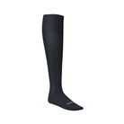 Side View of Women’s Incrediwear Dress Sock in charcoal – featuring a seamless toe design for comfort, breathable fabric for moisture control, and targeted compression zones to improve circulation.

