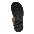 Bottom view of Women’s Circadia Low Waterproof hiking shoe in syrup and no atlantic – featuring a rugged rubber outsole with multi-directional lugs for reliable traction on varied terrain, flex grooves for natural foot movement, and slip-resistant tread to enhance stability and prevent falls.