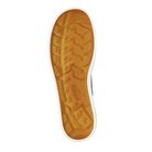 Bottom view of Women’s Elsa Lite sneaker in black and star white – featuring a non-marking rubber outsole for multi-surface traction, siped tread pattern for grip, and flexible sole for natural movement.