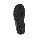 Bottom View of Men’s Keen Howser III Slide in charcoal/black – featuring a durable rubber outsole with textured tread for traction, flexible sole design for comfort, and lightweight construction ideal for casual wear.