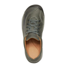 Top view of Women’s Presidio II sneaker in turbulence – featuring padded collar and tongue for added comfort, breathable canvas lining, and traditional lacing system.