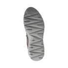 Bottom View of Women’s Naot Polaris shoe in foggy gray and gray marble – featuring a slip-resistant textured rubber outsole, flexible forefoot, and lightweight construction.