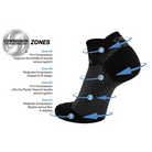 Side View of OS1st FS4 Plantar Fasciitis Sock – featuring targeted compression for plantar fascia relief, cushioned heel and arch support, and moisture-wicking materials for foot health.

