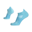 Side View of OS1st TA4 Thin Air No-Show Sock – featuring lightweight, breathable knit fabric, moderate compression for foot stability, and cushioned soles for enhanced comfort.