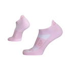 Side View of OS1st TA4 Thin Air No-Show Sock – featuring lightweight, breathable knit fabric, moderate compression for foot stability, and cushioned soles for enhanced comfort.