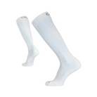 Side View of OS1st TS5 Travel Compression Calf Length Socks – featuring graduated compression to improve circulation, reinforced heel and toe for durability, and breathable knit fabric for all-day comfort.