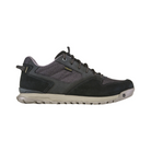 Side view of Men's Bozeman Low shoe in Jet – featuring a sleek recycled textile upper, lightweight construction, cushioned midsole for all-day comfort, and a versatile outsole designed for urban and light trail performance.