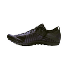Side View of Men’s Saucony Havok XC2 Flat Racing Shoe in Black – Features include lightweight mesh upper for breathability, FLEXFILM overlays for support without bulk, and low-profile midsole for speed-focused performance.