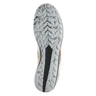 Back view of Men’s Saucony Havok XC3 Spikes in White – featuring a slim-profile heel collar, external heel structure for added stability, and clean all-white styling for a minimalist, race-focused design.