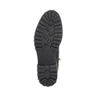 Bottom View of Women’s Taos Downtown Shoe in Black – featuring a durable slip-resistant rubber outsole, traction grooves for stability, and a flexible sole for natural foot movement.