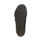 Bottom View of Women’s Taos Encore Shoe in Black – featuring a slip-resistant rubber outsole for reliable traction, flexible grooves for natural movement, and durable construction for long-lasting wear.