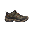 Side view of Men’s Circadia Waterproof in Black Olive/Clay – showcasing waterproof seam-sealed construction, cushioned midsole, and durable materials designed for outdoor exploration and hiking comfort.