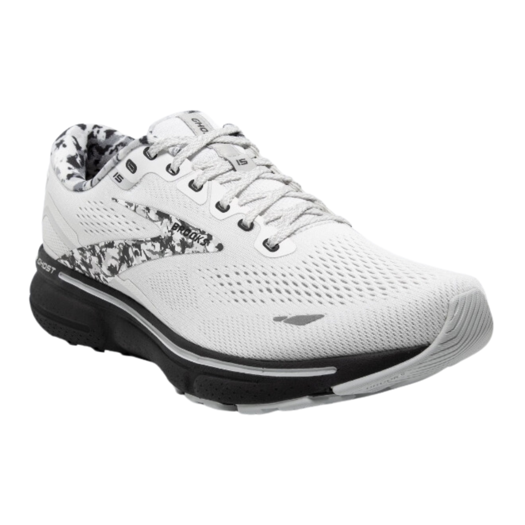 Brooks Ghost 15 white ebony oyster Women's Athletic Shoes