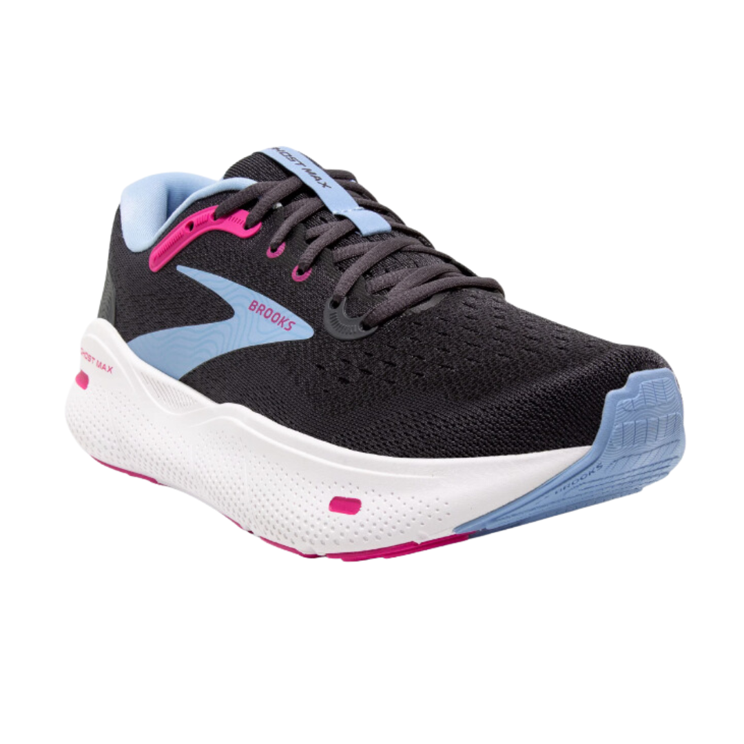 Brooks Ghost Max ebony open air lilac rose Women's Athletic Shoes