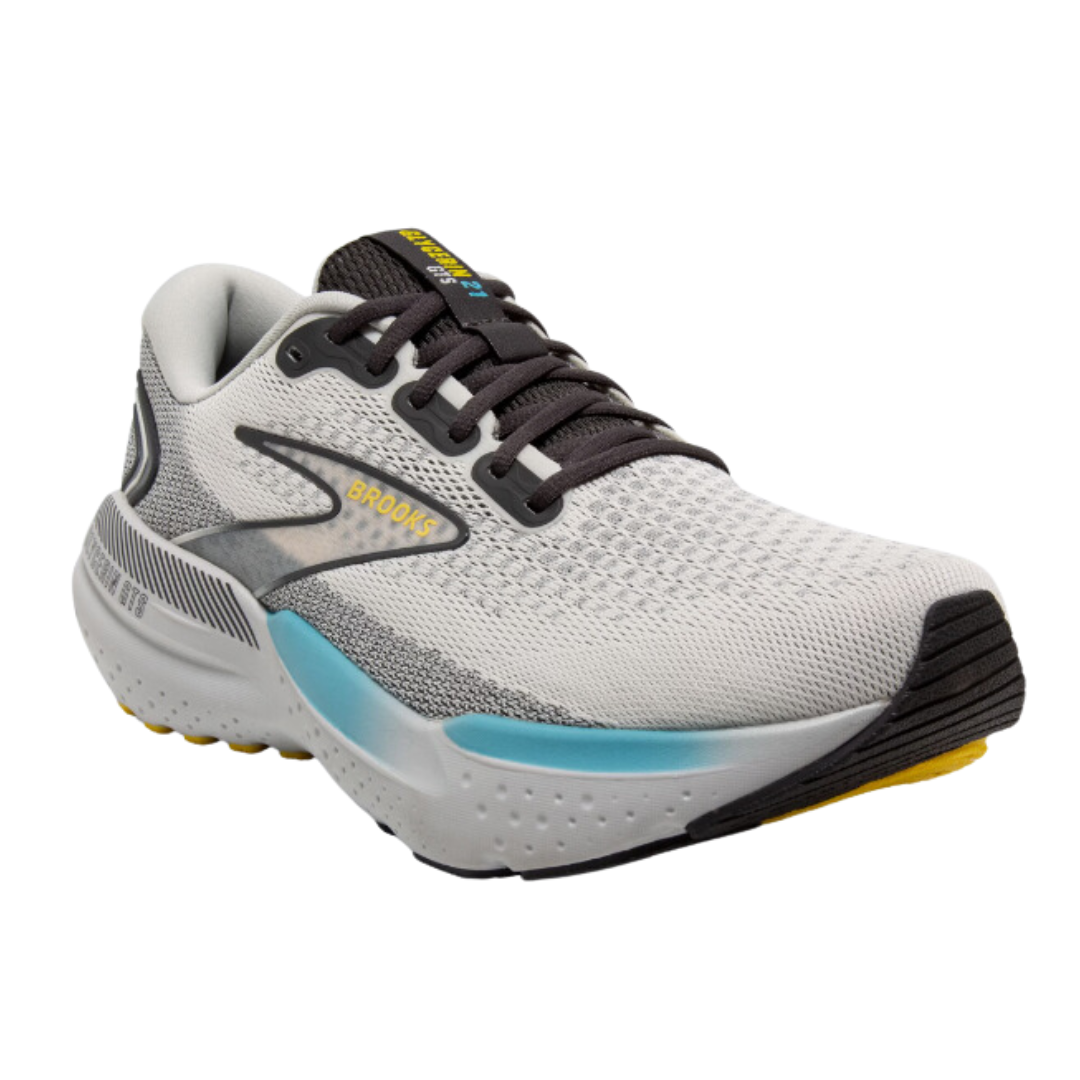Brooks Glycerin GTS 21 coconut forged iron yellow Men's athletic shoes