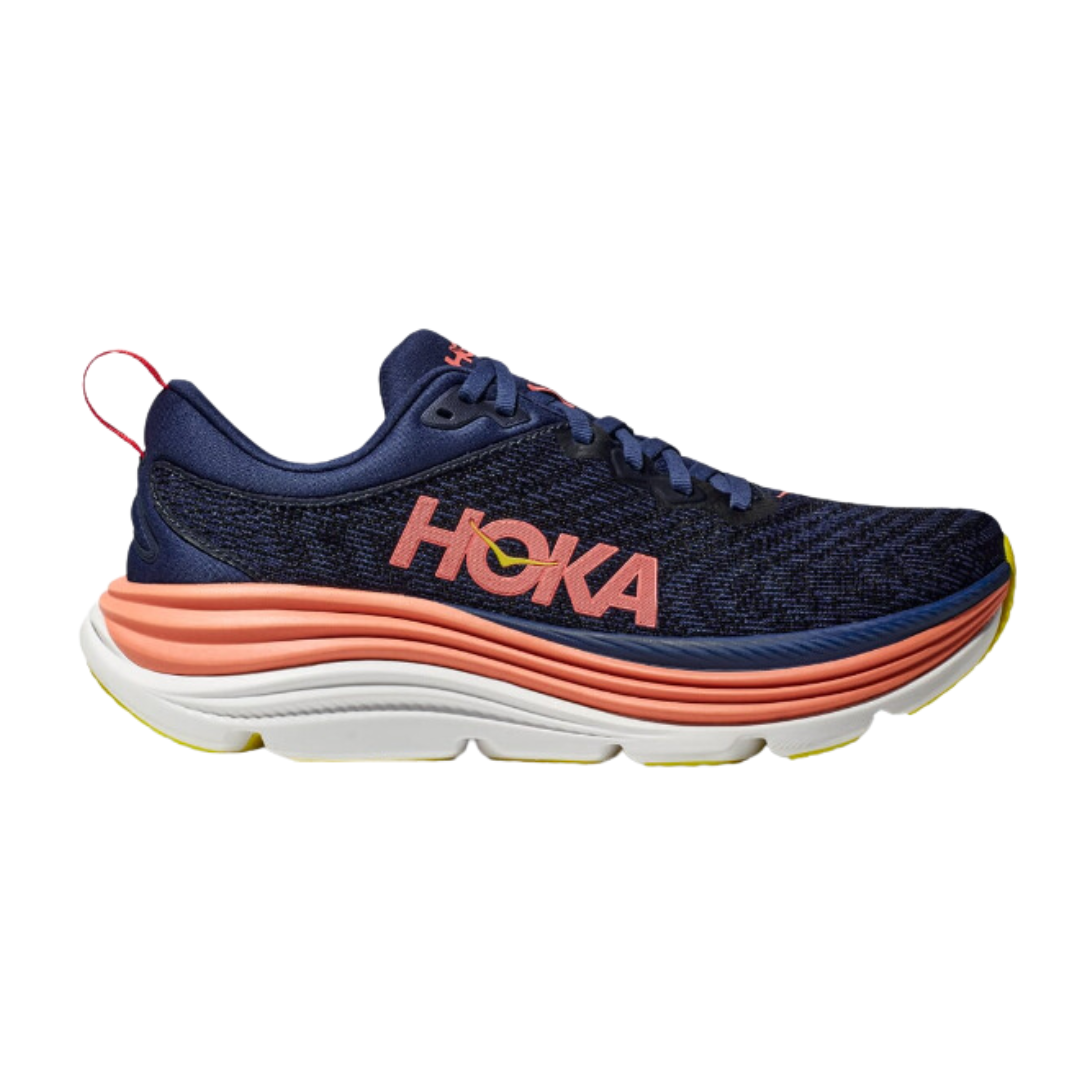 Hoka Gaviota 5 evening sky coral Women's Athletic Shoes