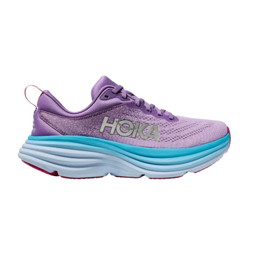 Hoka Bondi 8 Chalk Violet Pastel Lilac Women's Running Shoes