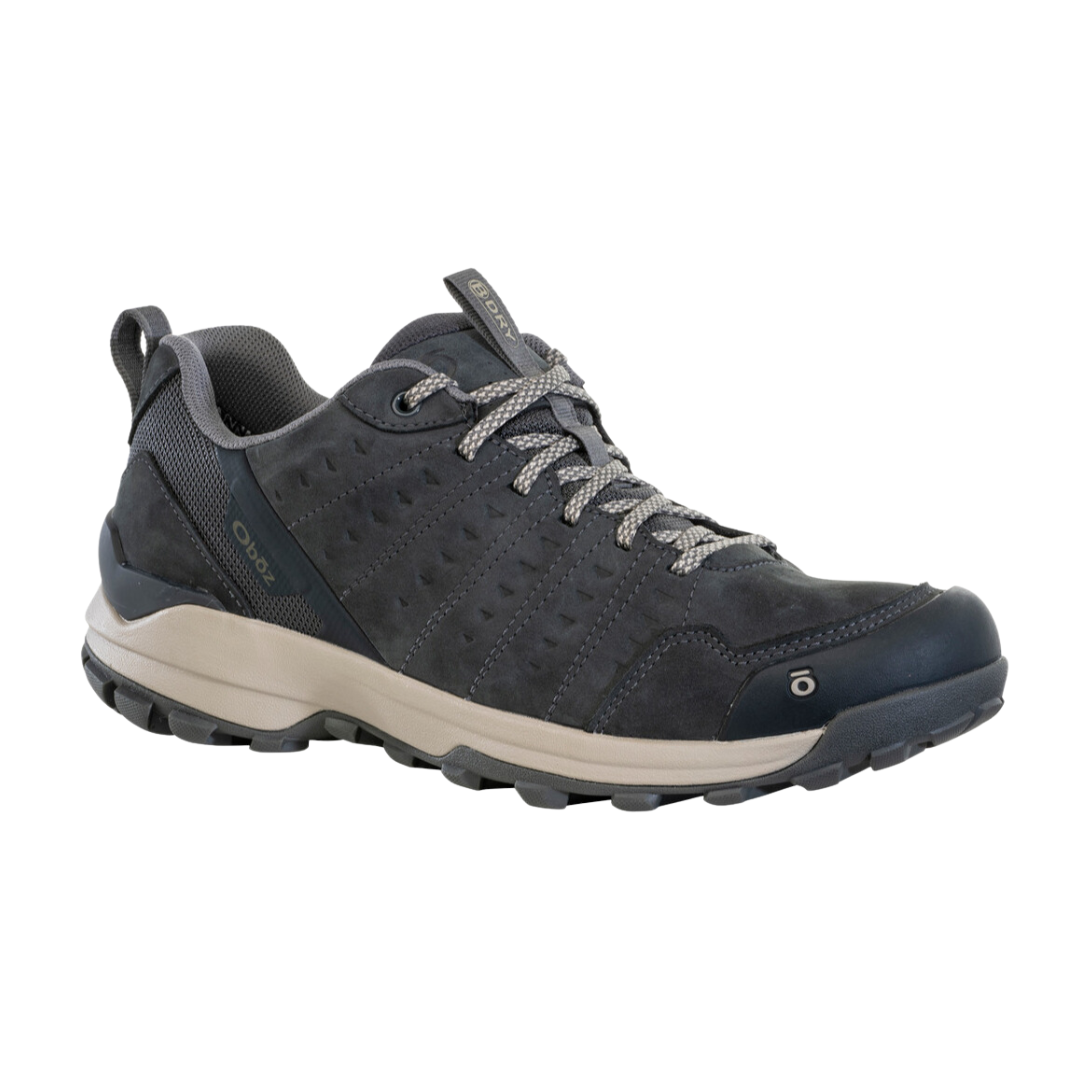 Oboz Sypes Low WP Lava Rock Black Men's Hiking Shoes